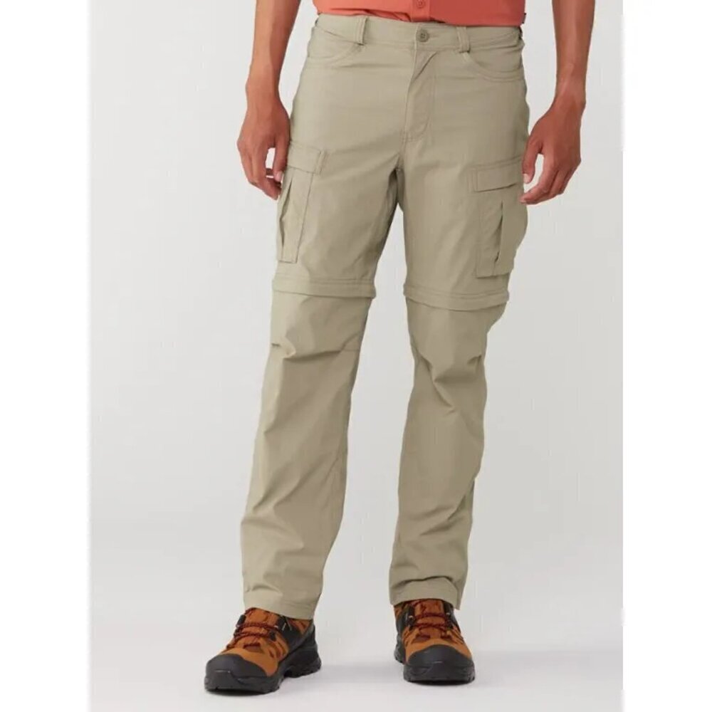REI Co-op Sahara Convertible Pants Dark Beige Size 30/30